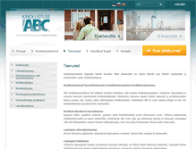 Tablet Screenshot of kindlustuseabc.ee
